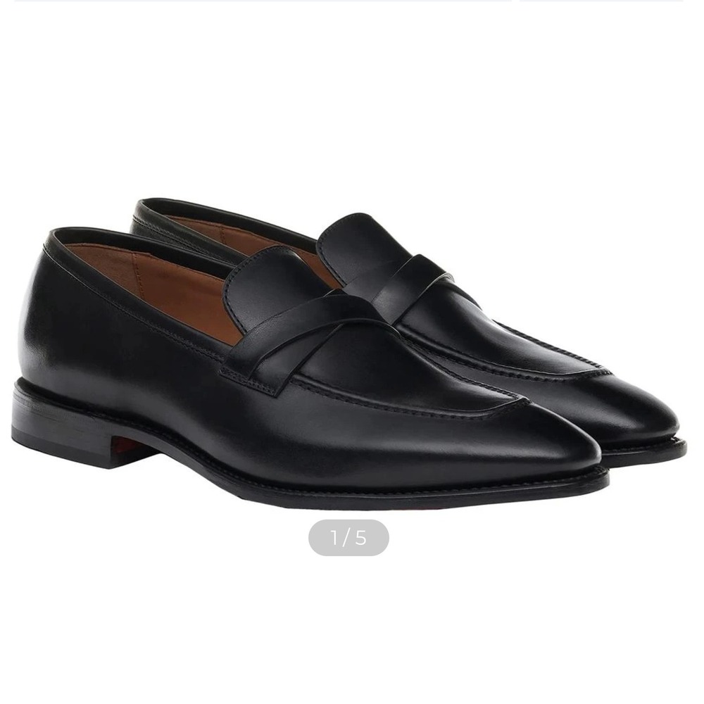Moral Code Donald Driver‎ Green Leather Loafer Dress Shoes 15 New Without Tags